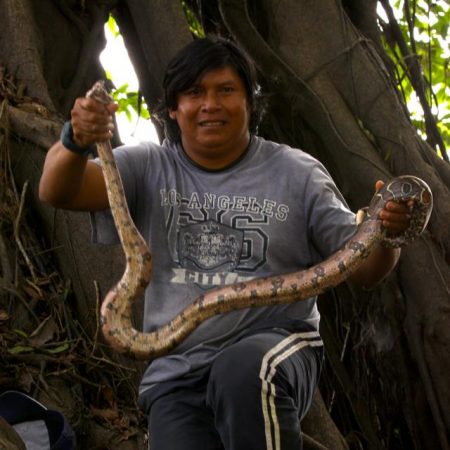 Billy with Snake